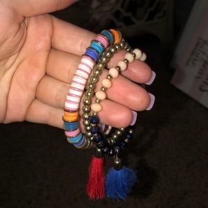 SUPER CUTE beaded/tassel SET